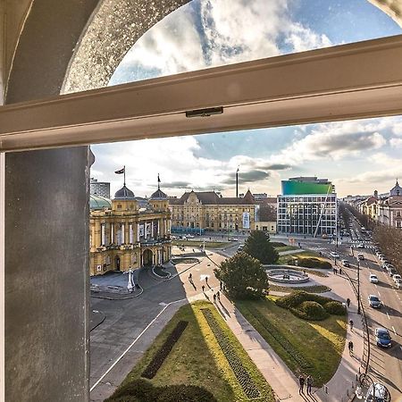 Modern City-Centre Penthouse With Spectacular Views / 135Sqm Záhřeb Exteriér fotografie